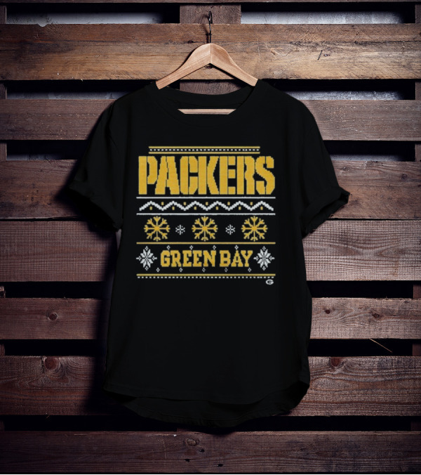 Packers Green Bay Holiday Ugly Christmas T-Shirt