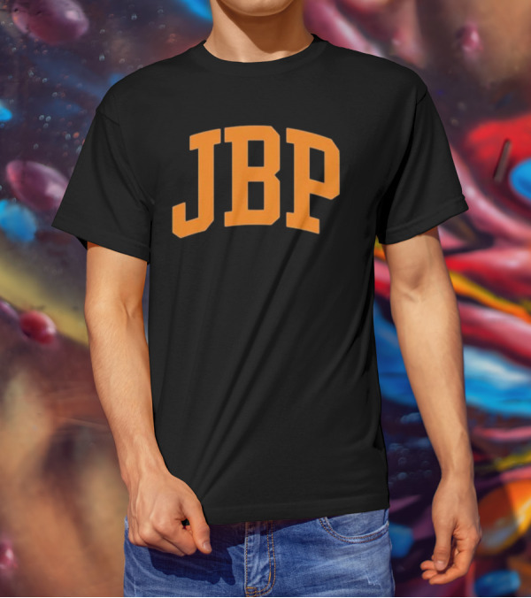 JBP Cobalt Orange Block Letters T-Shirt