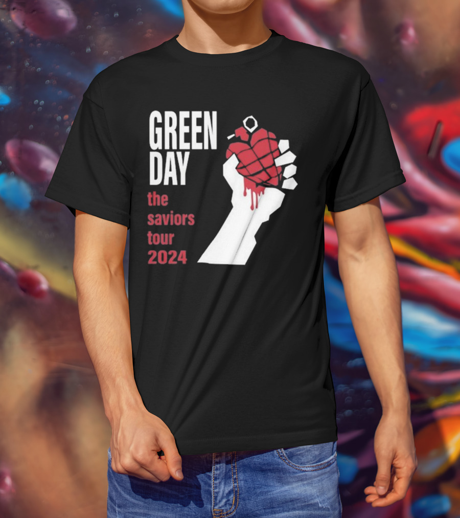 Green Day The Saviors Tour T-Shirt