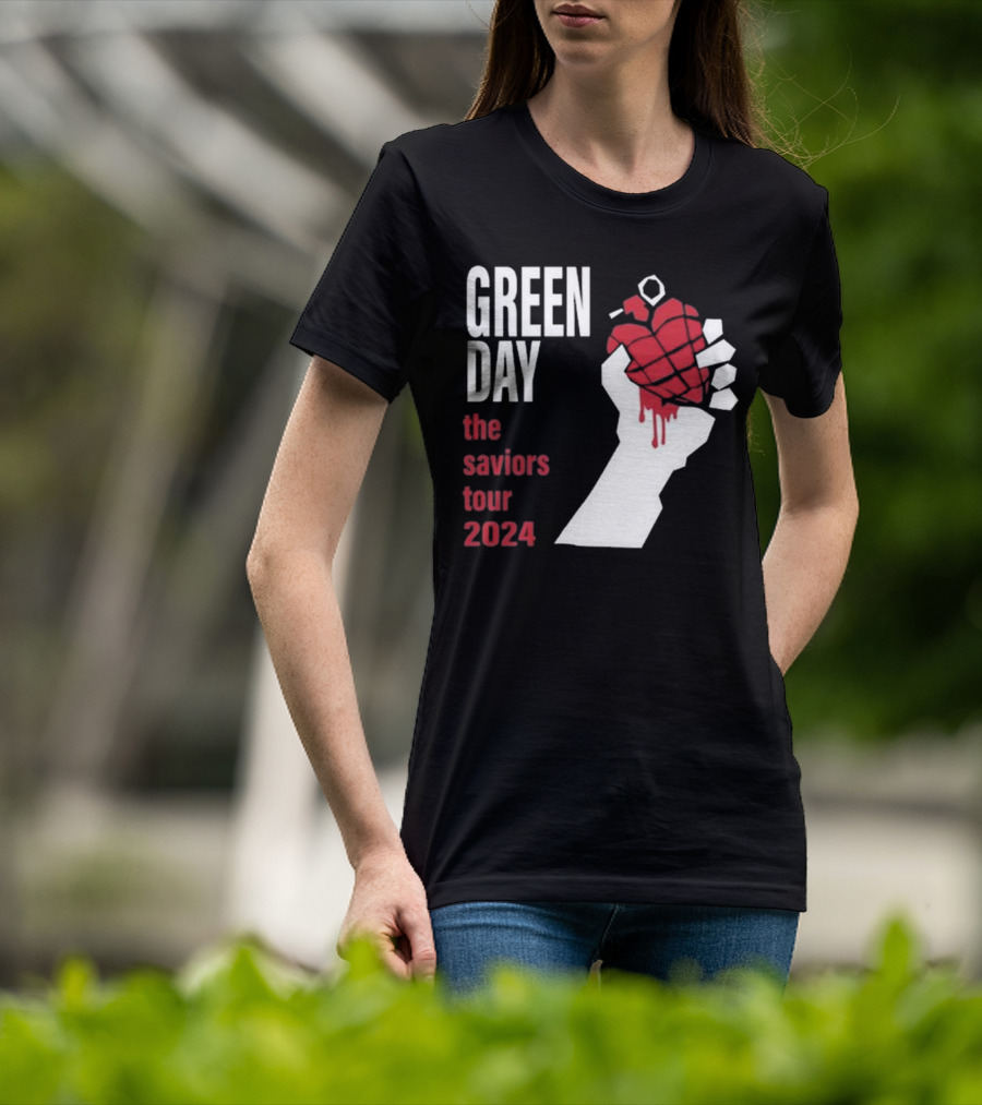 Green Day The Saviors Tour T-Shirt