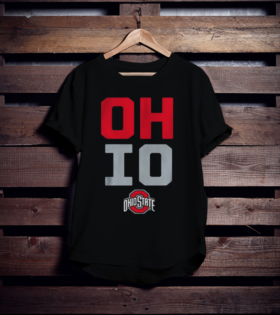 Ohio State OH-IO Slogan With Ohio State University T-Shirt