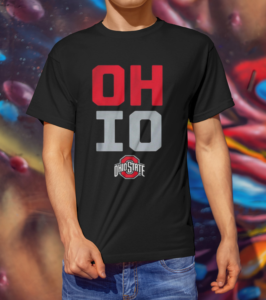 Ohio State OH-IO Slogan With Ohio State University T-Shirt