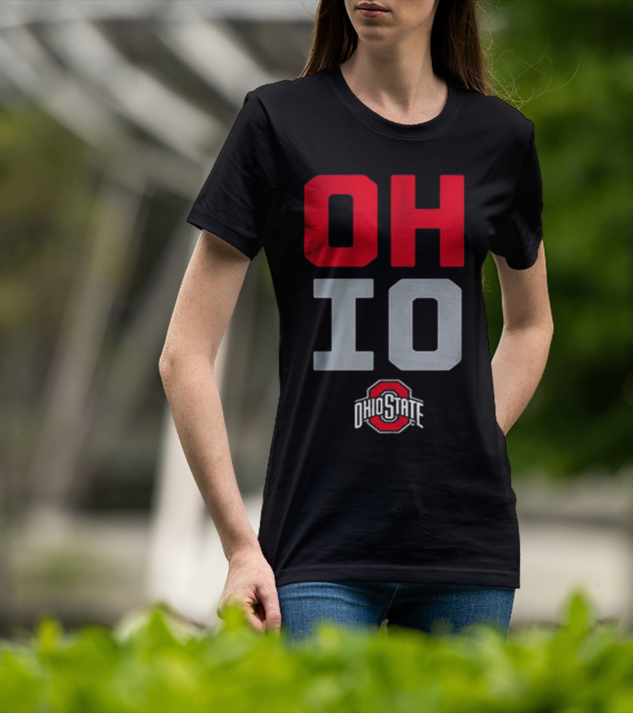 Ohio State OH-IO Slogan With Ohio State University T-Shirt