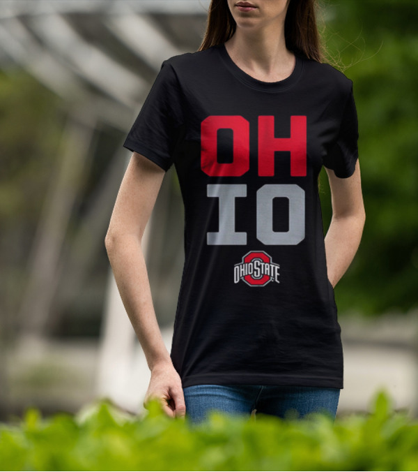 Ohio State OH-IO Slogan With Ohio State University T-Shirt