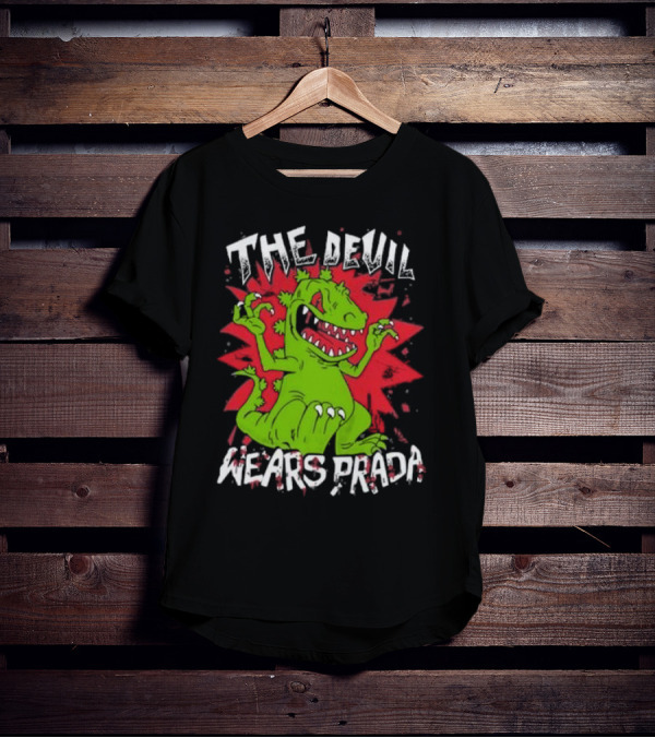 The Devil Wears Prada Reptar Rugrats Crossover T-Shirt