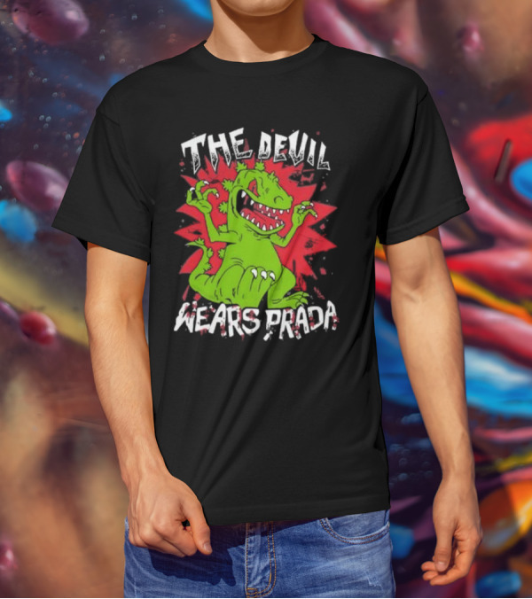 The Devil Wears Prada Reptar Rugrats Crossover T-Shirt