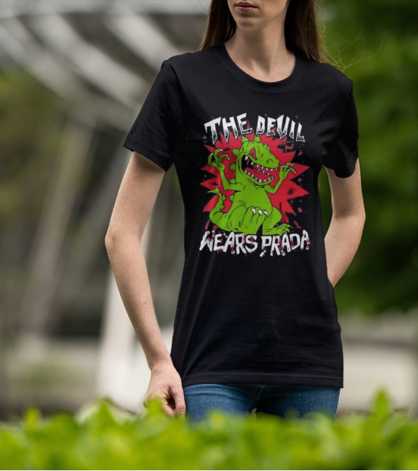 The Devil Wears Prada Reptar Rugrats Crossover T-Shirt