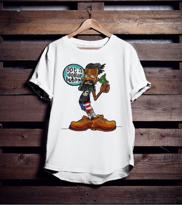 Damon Darling Got A Dollar Bub Character With Funky Style And Patriotic Colors T-Shirt