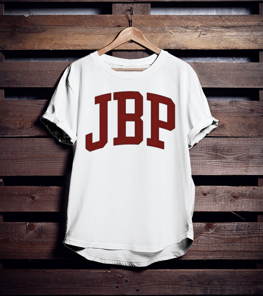 JBP Cream Bold Red Letters T-Shirt