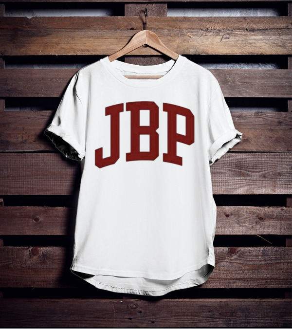 JBP Cream Bold Red Letters T-Shirt