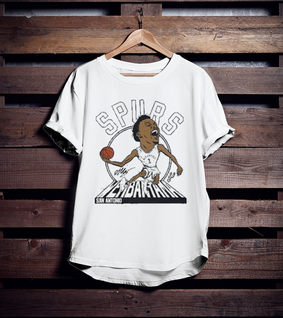 Spurs San Antonio Wembanyama Signature T-Shirt