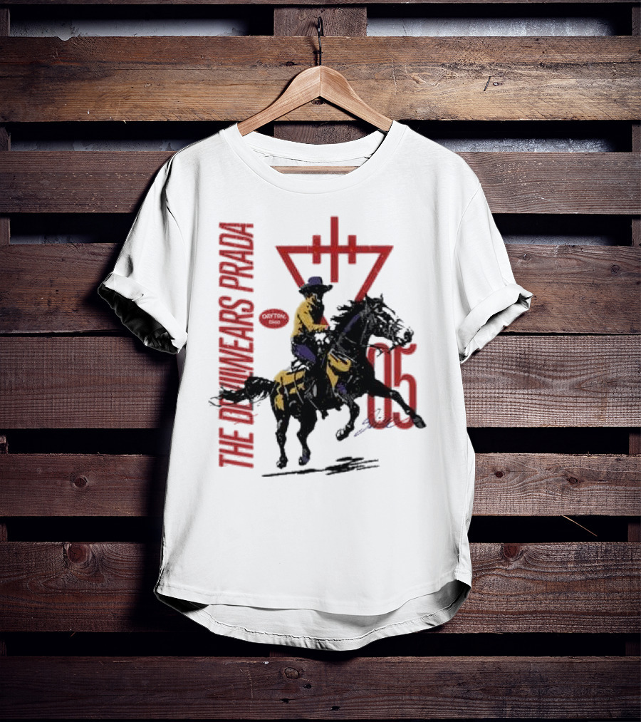 THE DEVIL WEARS PRADA DAYTON OHIO 06 COWBOY HORSE RIDER T-Shirt