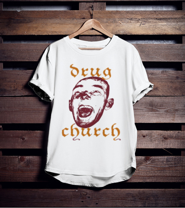 Drug Church Face Graphic T-Shirt