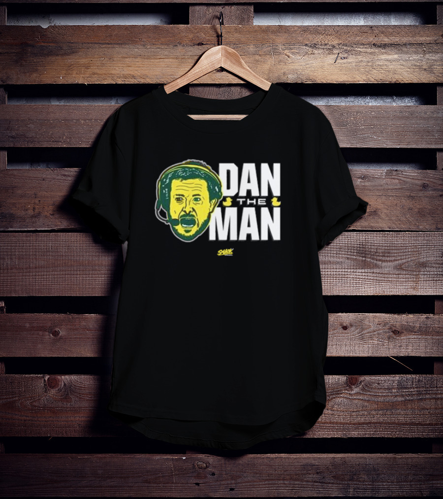 Dan Lanning Oregon Dan The Man Ducks Coach Headset Face T-Shirt