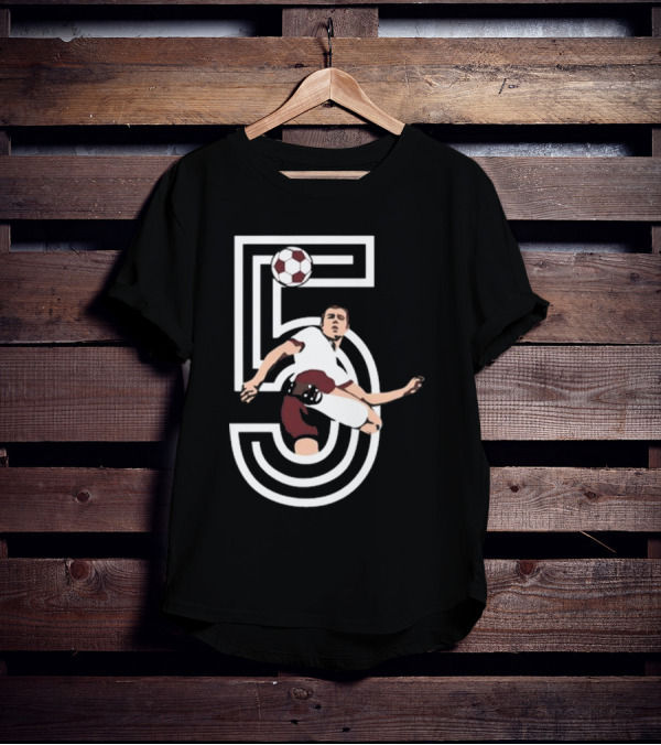 Der Kaiser Franz Beckenbauer Iconic Number 5 Soccer Legend T-Shirt