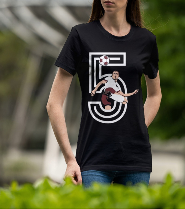 Der Kaiser Franz Beckenbauer Iconic Number 5 Soccer Legend T-Shirt