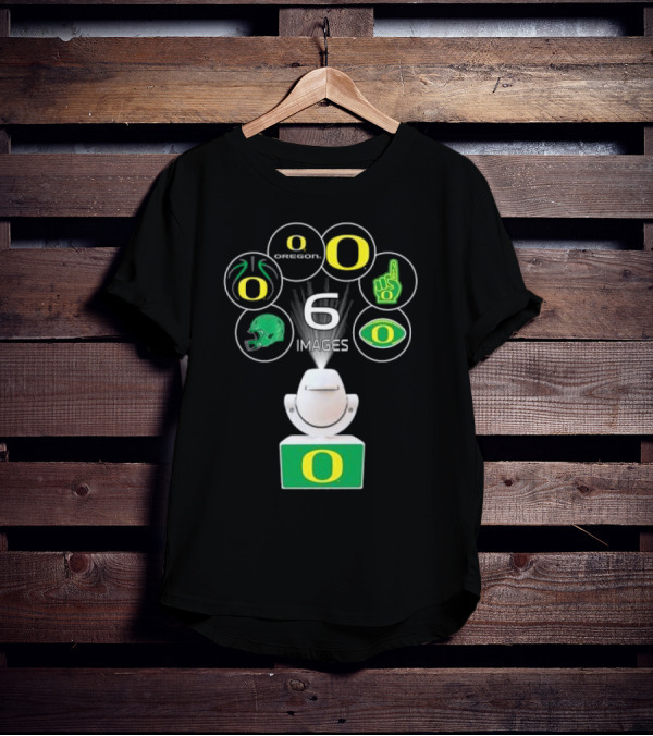 Oregon Ducks LED Mini Spotlight Projector Night Light With 6 Interchangeable T-Shirt