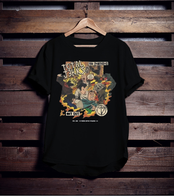 Total Jerks The Panteras Get Out Explosive Comic Style Showdown T-Shirt