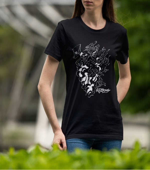 Ken Carson Ed Hardy Axe Skull T-Shirt