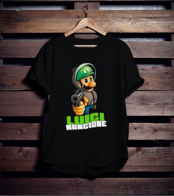 Luigi Mangione Super Mario Free T-Shirt