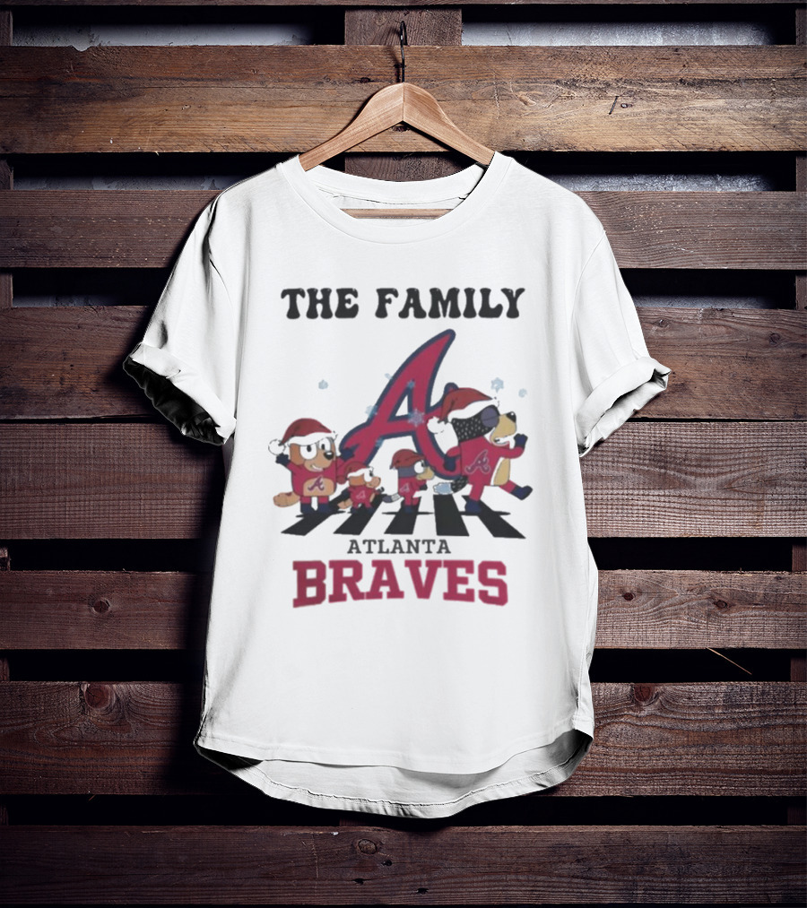 Atlanta Braves The Family Merry Christmas T-Shirt