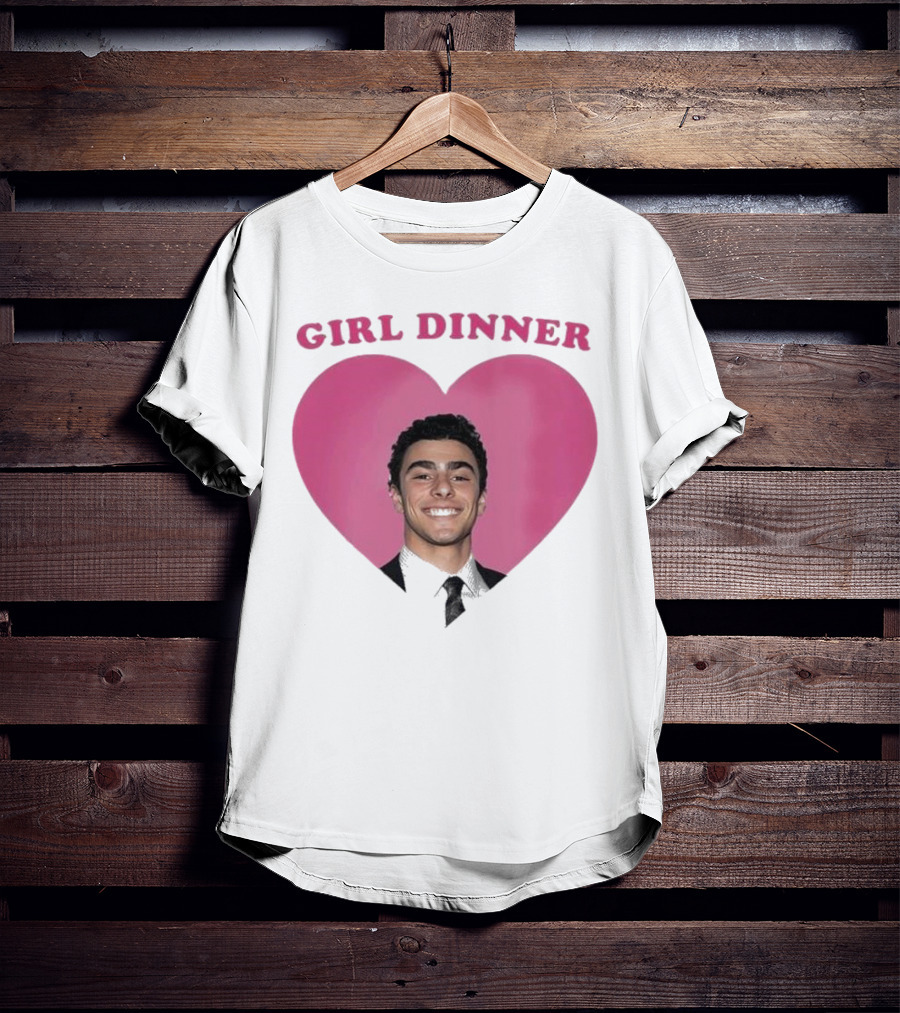 Luigi Mangione Girl Dinner Heart Shape T-Shirt