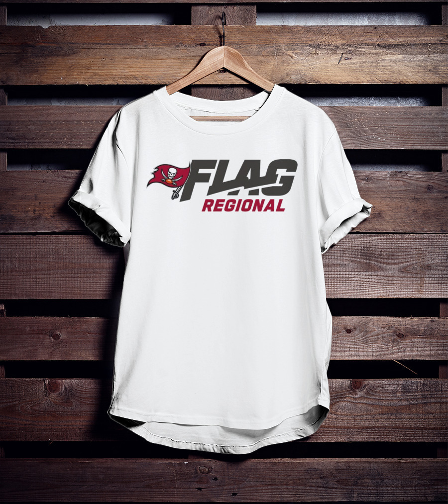 Tampa Bay Buccaneers Flag Regional Tournament NFL 2025 T-Shirt