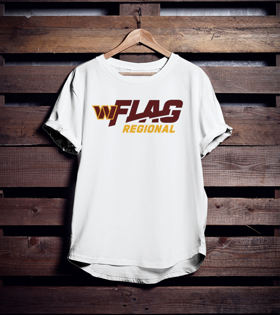 Washington Commanders W Flag Regional 2025 NFL Tournaments T-Shirt