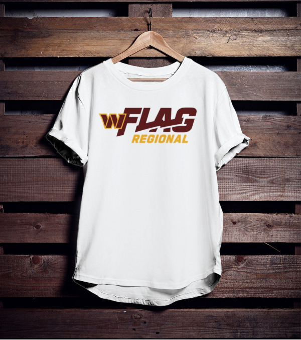 Washington Commanders W Flag Regional 2025 NFL Tournaments T-Shirt