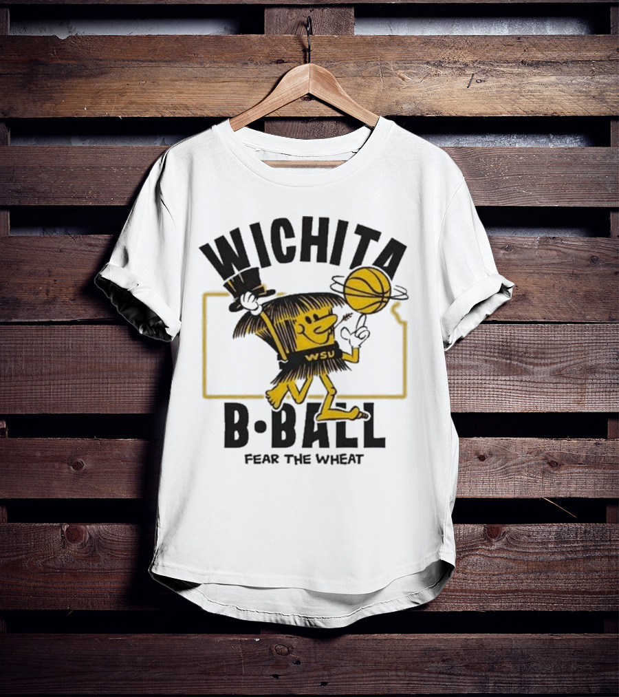 Wichita State B-Ball WSU Fear The Wheat T-Shirt