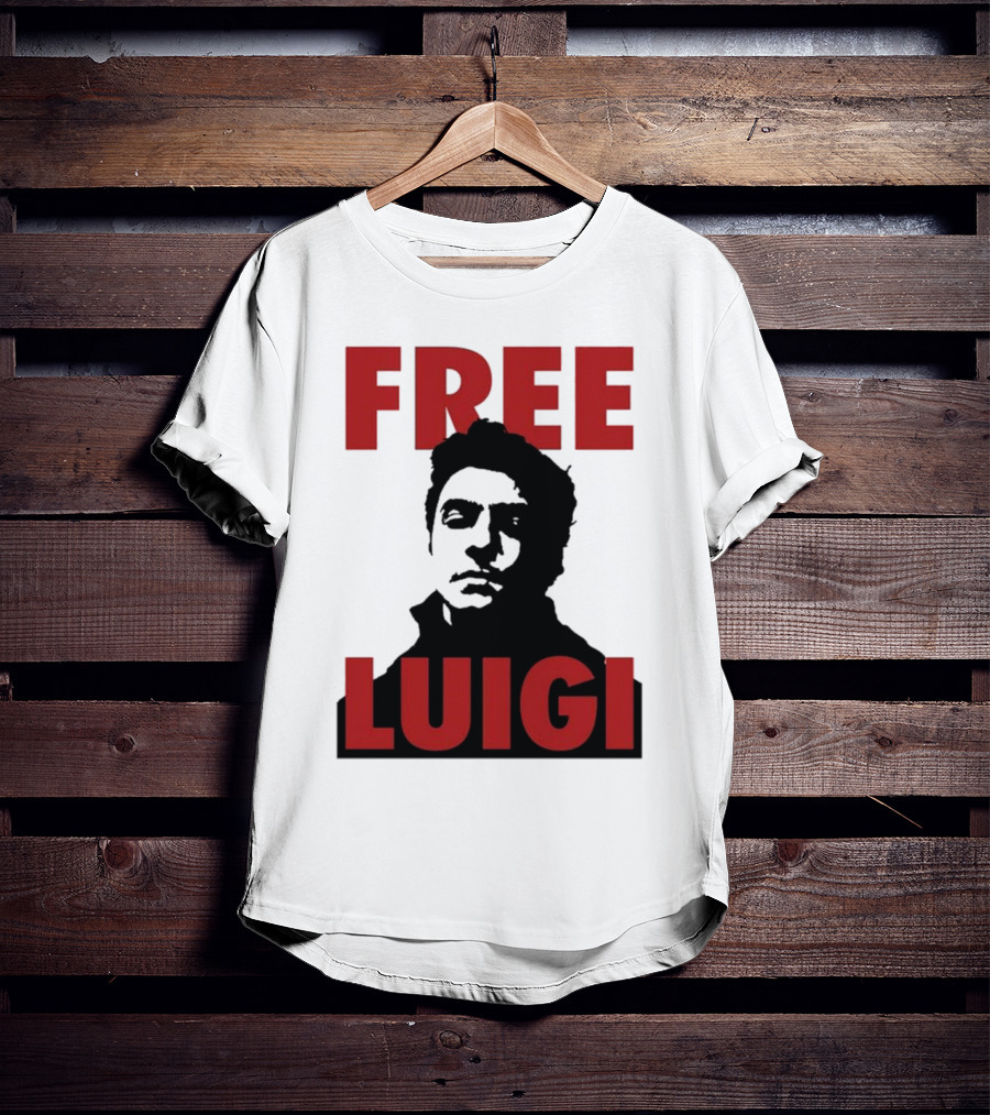 Free Luigi Mangione Bold Statement Iconic T-Shirt