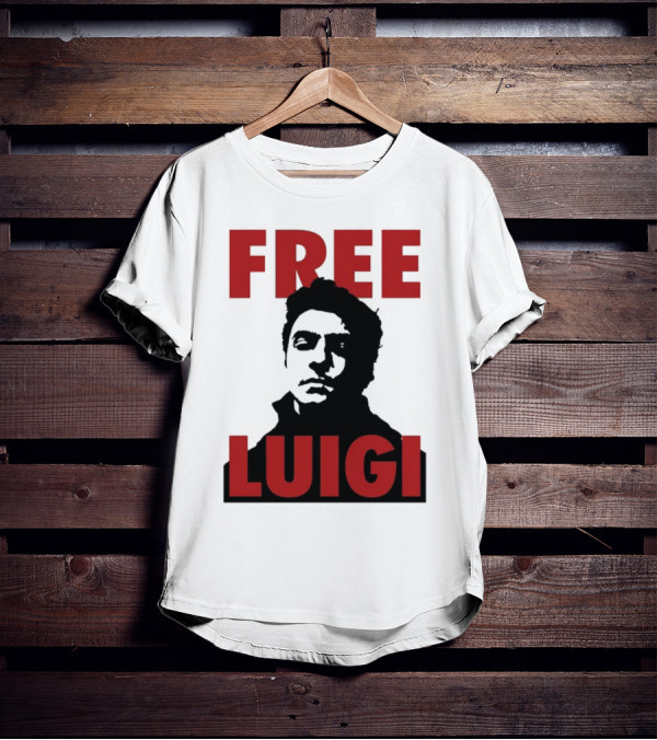 Free Luigi Mangione Bold Statement Iconic T-Shirt