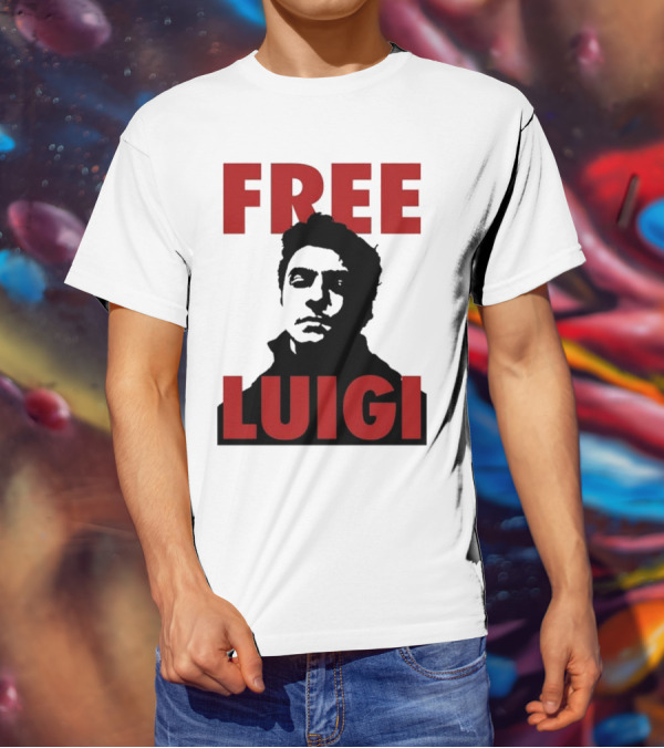 Free Luigi Mangione Bold Statement Iconic T-Shirt