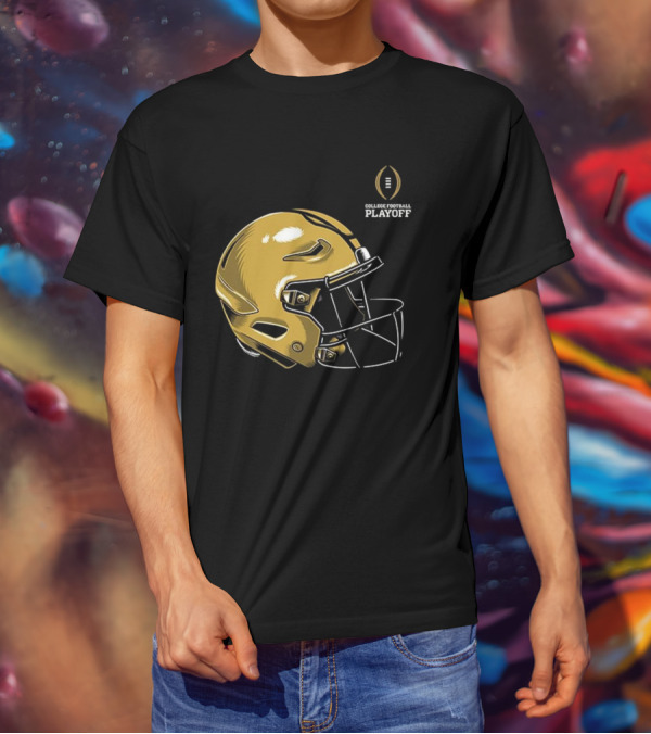 College Football Playoff Notre Dame Helmet 2025 T-Shirt