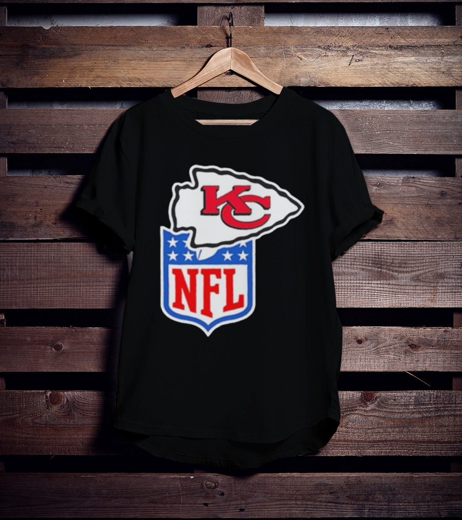 Kansas City Chiefs NFL Shield Emblem Collaboration T-Shirt