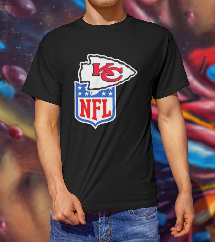 Kansas City Chiefs NFL Shield Emblem Collaboration T-Shirt