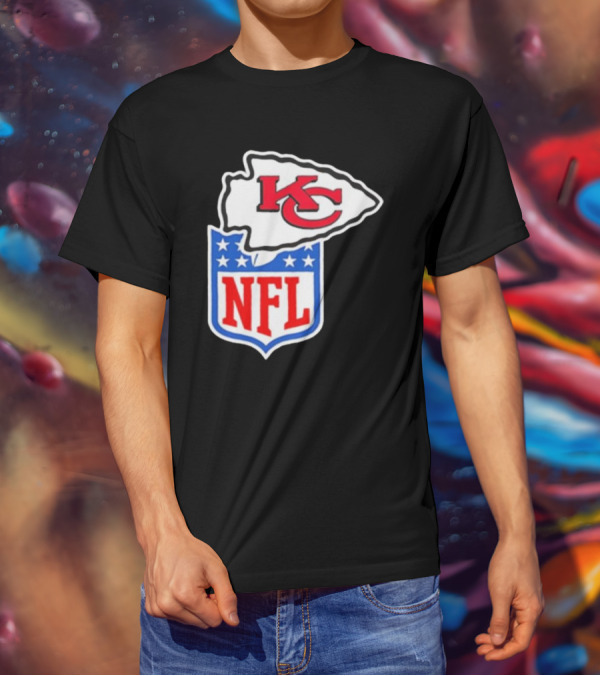 Kansas City Chiefs NFL Shield Emblem Collaboration T-Shirt