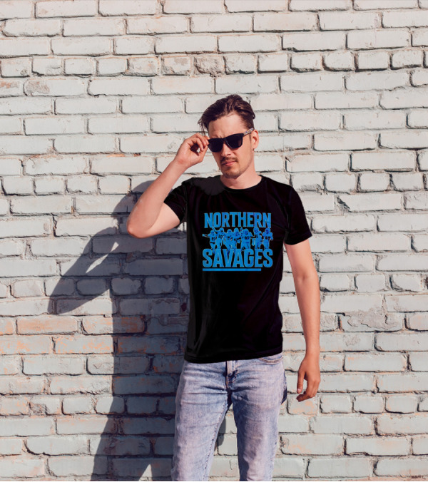 Northern Savages Detroit Lions Football Team Spirit T-Shirt
