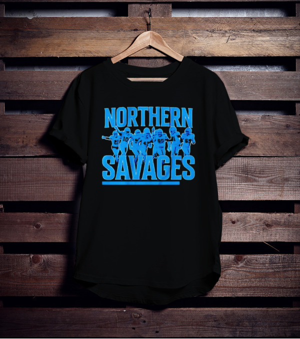Northern Savages Detroit Lions Football Team Spirit T-Shirt