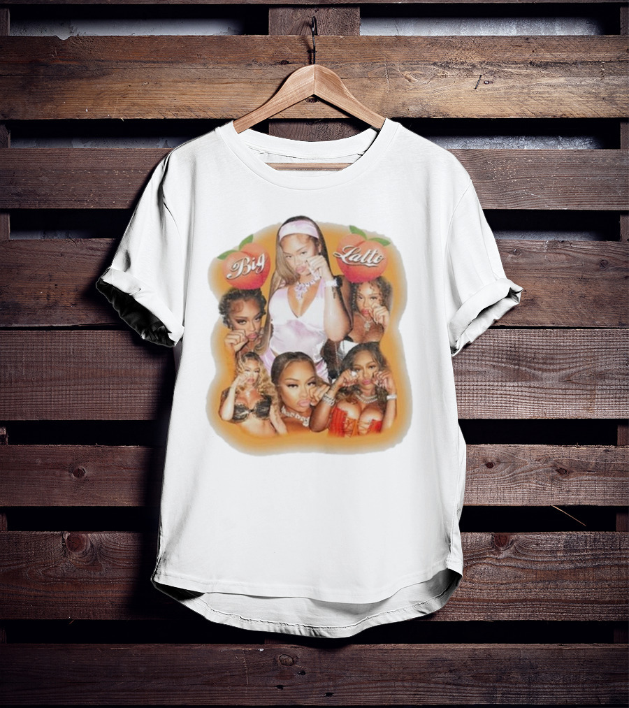 Big Latto Cry Baby Peaches Orange T-Shirt