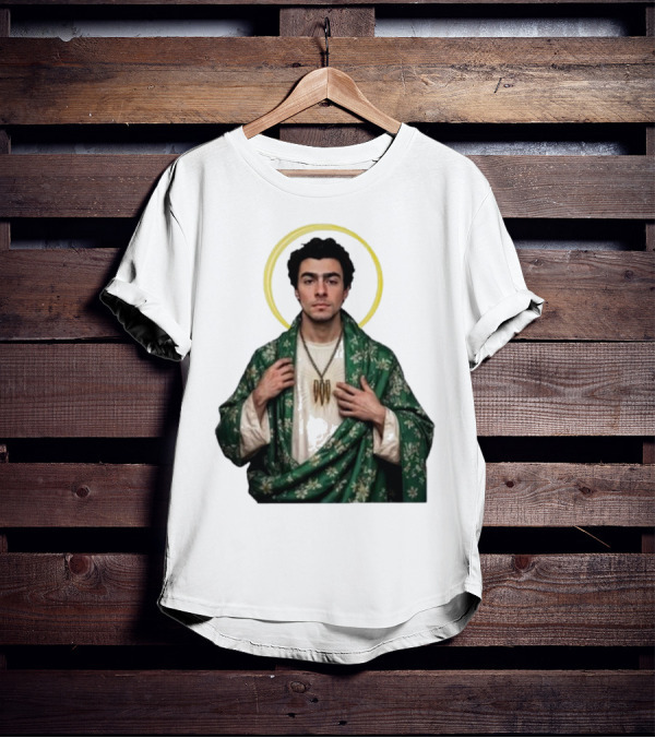 Luigi Mansion Nicola Holy Icon Green Robe T-Shirt