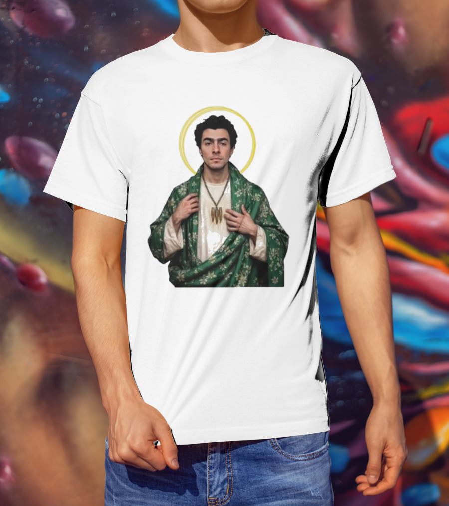 Luigi Mansion Nicola Holy Icon Green Robe T-Shirt