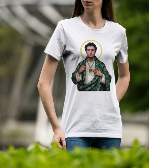 Luigi Mansion Nicola Holy Icon Green Robe T-Shirt