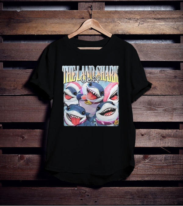 Jeff The Land Shark Smiling Cartoon Characters T-Shirt