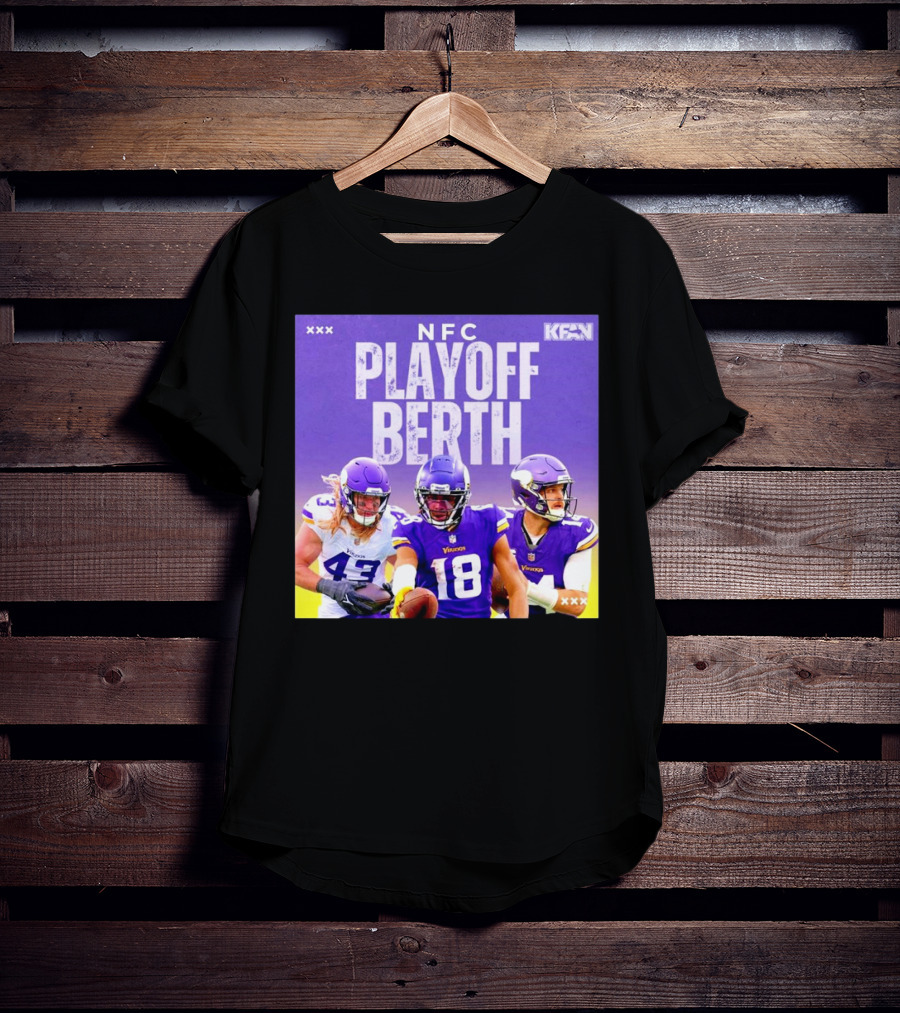 NFC Playoff Berth Minnesota Vikings KFAN T-Shirt