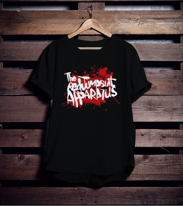 The Red Jumpsuit Apparatus Guardian Angel Lyric Red Splatters T-Shirt