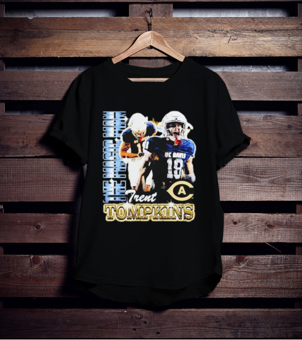 Trent Tompkins The Maestro Man UC Davis Aggies Football 18 T-Shirt