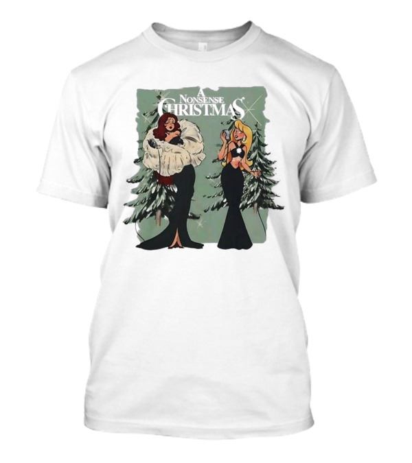 Chappell Sabrina A Nonsense Christmas Glamorous Holiday Scene T-Shirt