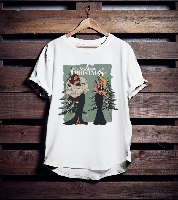 Chappell Sabrina A Nonsense Christmas Glamorous Holiday Scene T-Shirt