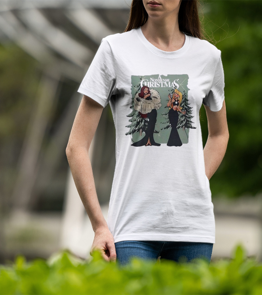 Chappell Sabrina A Nonsense Christmas Glamorous Holiday Scene T-Shirt